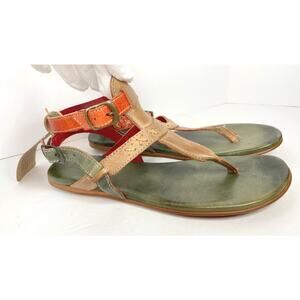 Bed Stu “MOON” sandals Brown, Green & Orange, Women’s Size 9 NWT